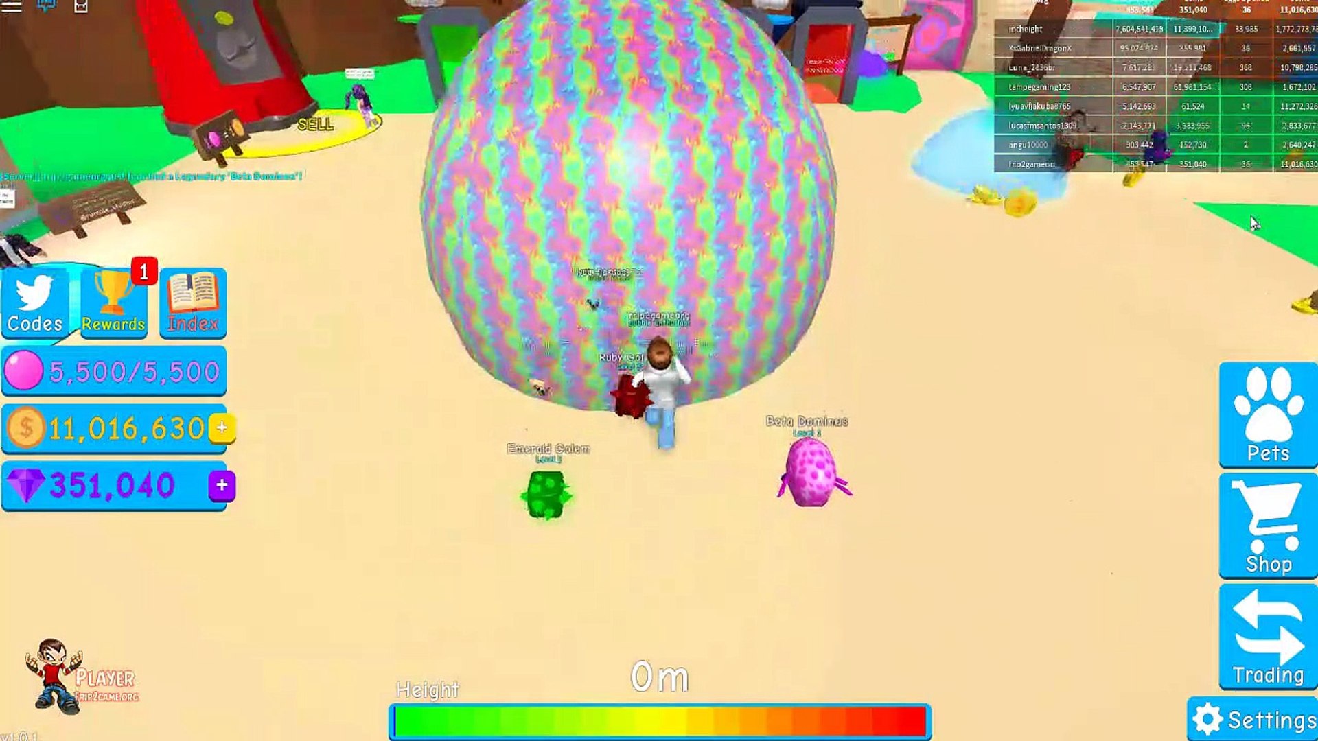 Candy Land Bubble Gum Simulator Update 9 Beta Dominus New Pet Discovered Roblox Video Dailymotion - roblox bubble gum simulator twitch codes bubble gum