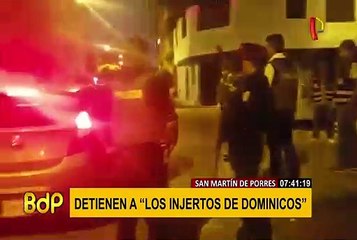 San Martín de Porres: capturan a miembros de peligrosa banda “Los Injertos de Dominicos”