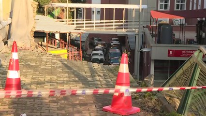 Eyüpsultan'da istinat duvarı yıkıldı (2) - İSTANBUL