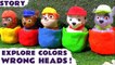 Paw Patrol Learn Colors with Thomas and Friends Play Doh Game, Matching Colours to stands - A fun toy story video for kids and preschool children