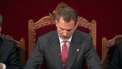 Felipe VI destaca la "legitimidad" e “independencia” de los jueces y su importancia para garantizar la "convivencia"