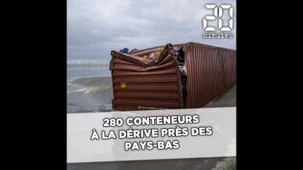 280 conteneurs tombés en mer du Nord, près des Pays-Bas
