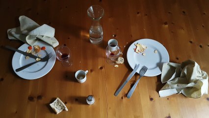 je suis le partage d'un repas