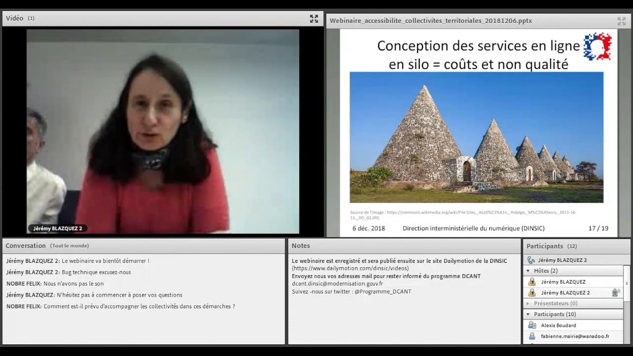 Webinaire DCANT #12  – Accessibilité numérique et collectivités territoriales