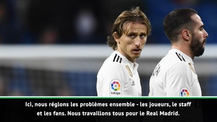 Real Madrid - Solari sur les critiques : "Modric a raison"