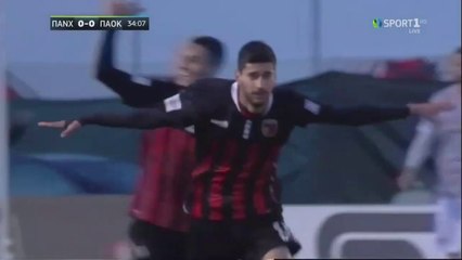 1-0 Michalis Bastakos Goal - Panahaiki 1-0 PAOK - 08.01.2019 [HD]