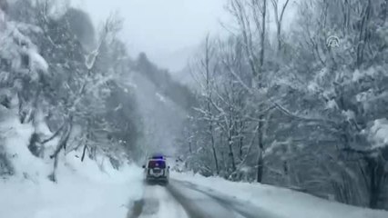 112 Ekiplerinin "Kara Kışta" Sağlık Mücadelesi