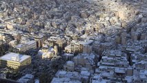 Athènes se réveille sous la neige