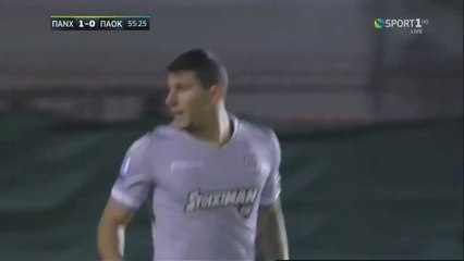 1-1 Nikos Karelis AMAZING Goal - Panahaiki 1-1 PAOK - 08.01.2019  [HD]