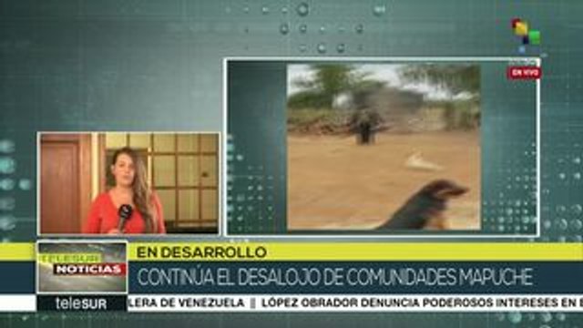 Chile: carabineros emprenden desalojo de comunidades mapuche