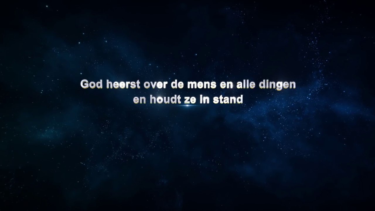 De beste christelijke muziek ‘God heerst over de mens en alle dingen en houdt ze in stand’