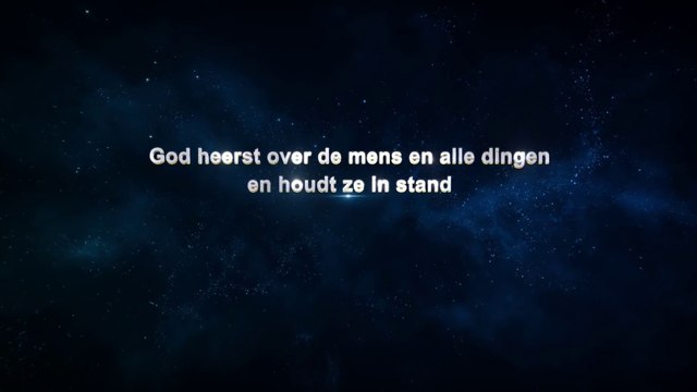 De beste christelijke muziek ‘God heerst over de mens en alle dingen en houdt ze in stand’