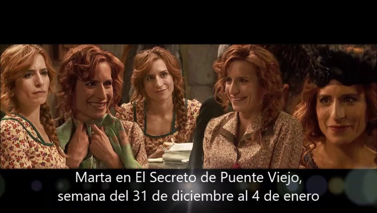 Marta en El Secreto de Puente Viejo, semana del 31 de diciembre al 4 de enero, escenas capítulos 1986 a 1986