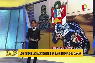 Los terribles accidentes en la historia del Dakar