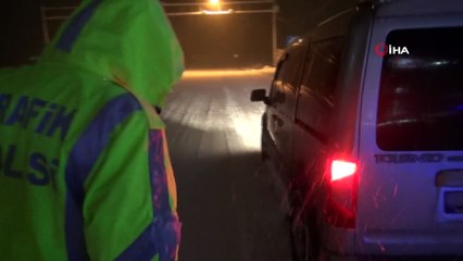 Tokat’ta kar yağışı ile tipi etkili oldu