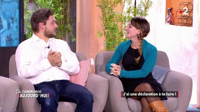 VIDEO. Faustine Bollaert émue par une demande en mariage dans Ca commence aujourd'hui