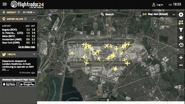 Drone avvistato, sospesi voli all'aeroporto di Londra Heathrow