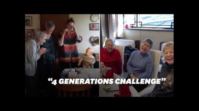 4 Generations Challenge : le défi le plus mignon de ce début 2019