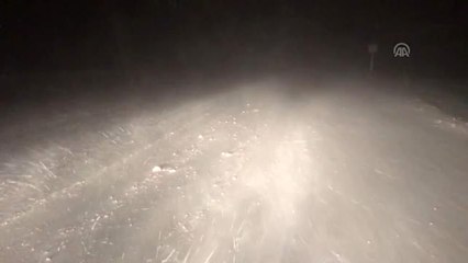 Kop Dağı Geçidi Ulaşıma Kapandı