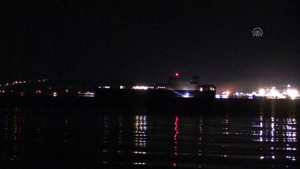 Çanakkale Boğazı'nda yük gemisinde yangın ihbarı (2) - ÇANAKKALE