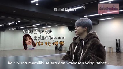 [INDO SUB] BTS JIMIN REACTION TO DANCE COVER