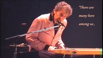Bob Dylan 2003 (finale w/lyrics)  -  All Along the Watchtower