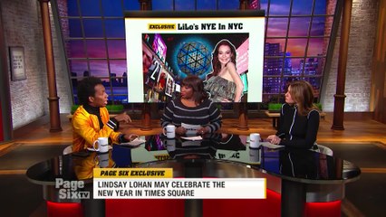 Will @lindsaylohan spend #NewYearsEve in Times Square? We have the inside story, and it's only on #PageSixTV!