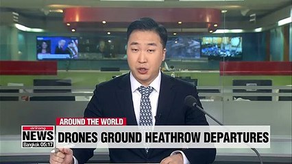 Heathrow departures suspended for one hour due to "drone sightings"