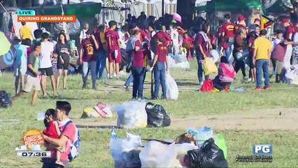ON THE SPOT: Responsableng pagtatapon ng basura kasabay ng Traslacion 2019