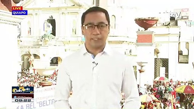 Mga naka-paang deboto, welcome sa LRT 2