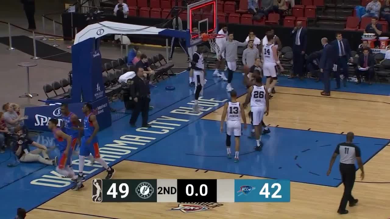 Kevin Hervey knocks it down as the clock expires