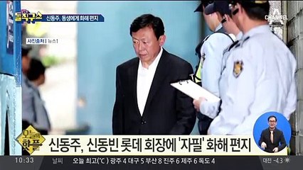 [핫플]신동주, 동생 신동빈에게 화해 편지
