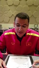 Tân HLV thể lực của ĐT Việt Nam hát quốc ca cực chuẩn