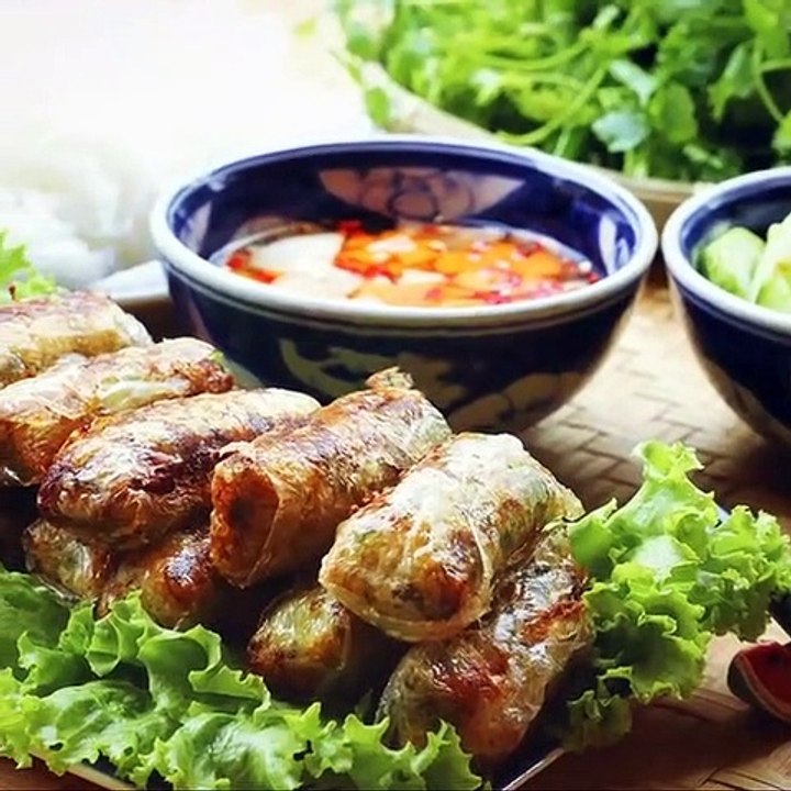 Cách làm BÚN NEM RÁN chuẩn vị Hà Nội - Nauankhongkho.vn