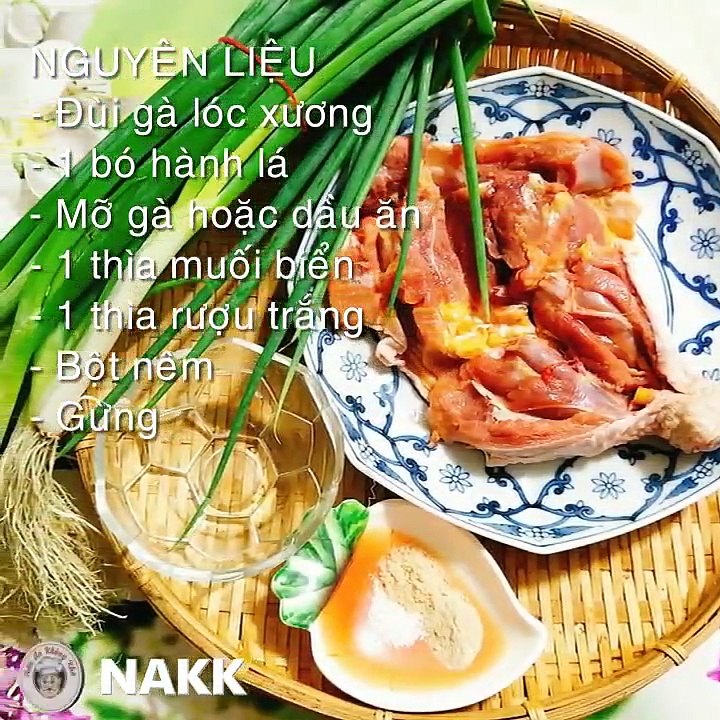 Cách làm GÀ HẤP MỠ HÀNH mềm ngọt, béo ngậy