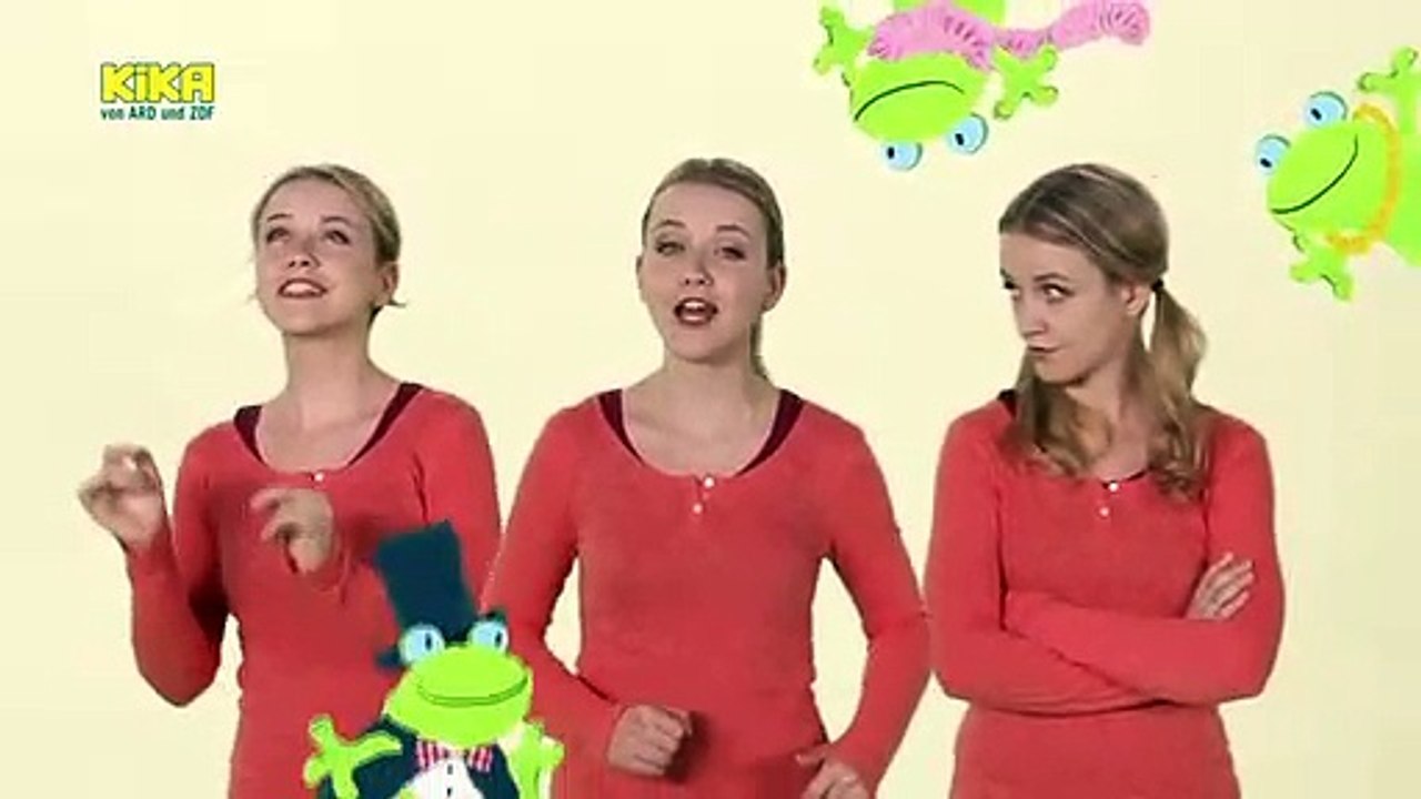 KiKANiNCHEN - Anni singt den Fröschekanon | Mehr auf KiKA.de