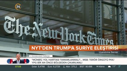 Trump'tan Suriye açıklaması