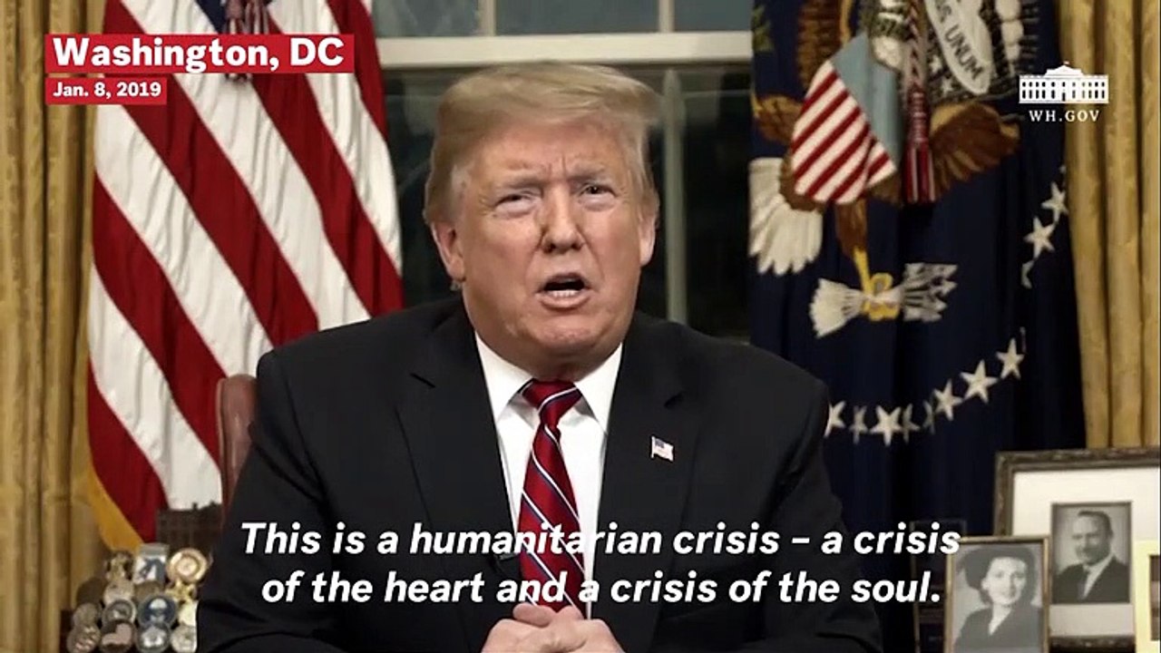 Trump Claims 'Humanitarian Crisis' At Border, Says Mexico Will Pay For The Wall 'Indirectly'