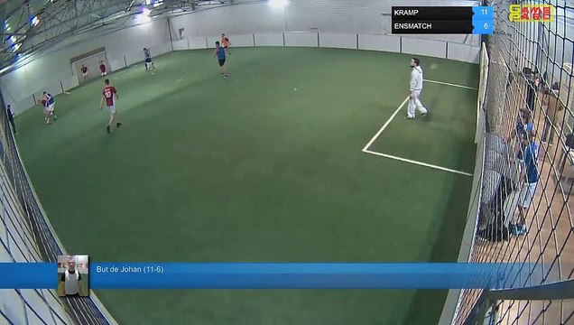 But de Johan (11-6) - KRAMP Vs ENSMATCH - 08/01/19 19:00 - LIGUE 3 - Poitiers Game Parc