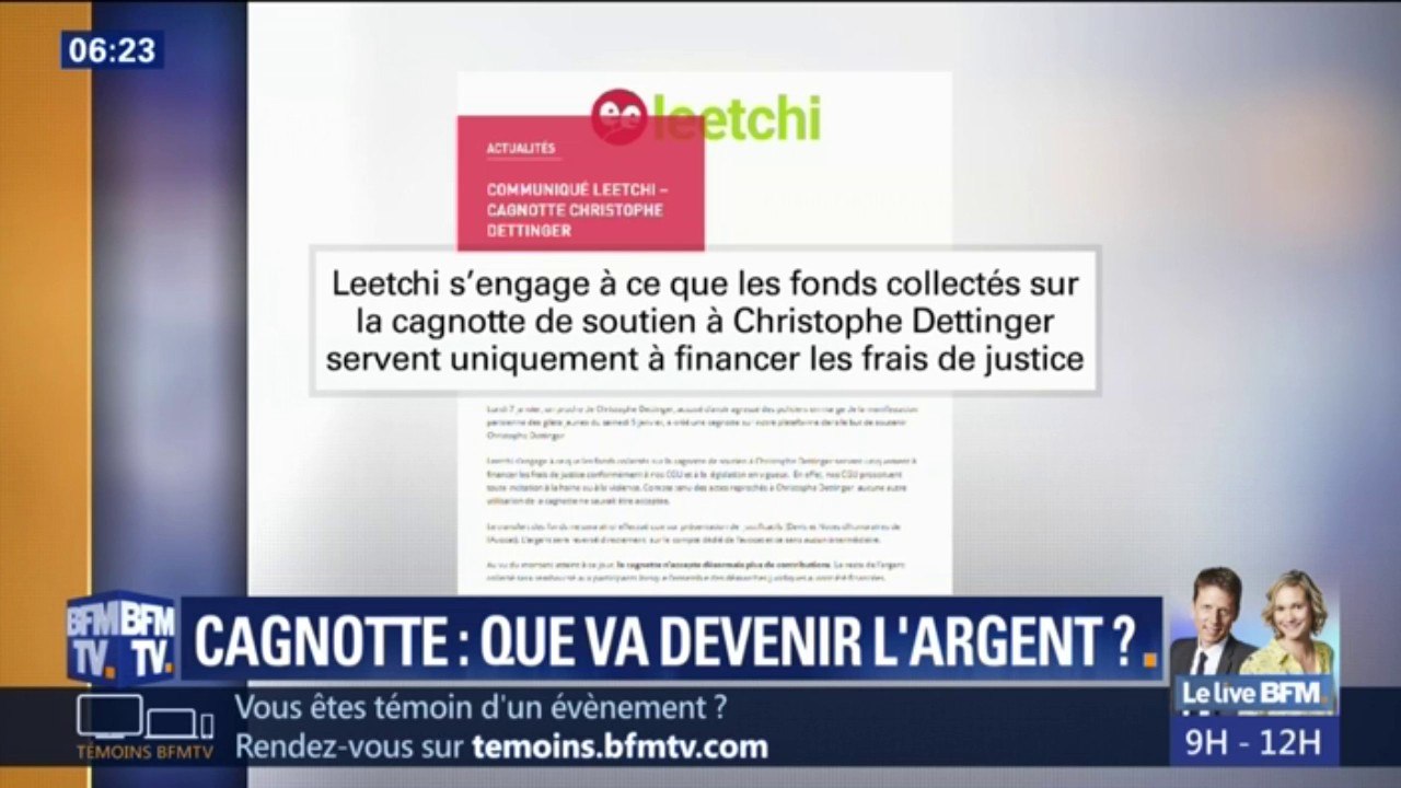 Que va devenir l'argent récolté sur la cagnotte de soutien au boxeur?