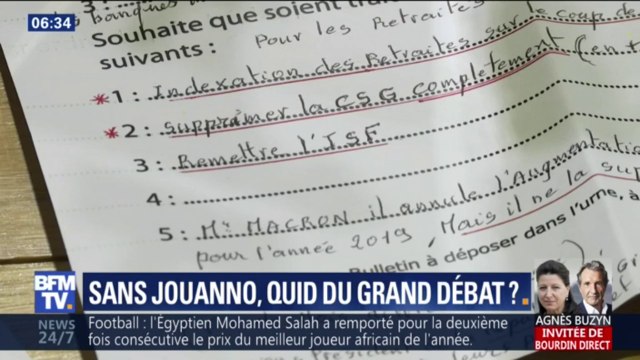 Qu'en est-il du grand débat national après la démission de Chantal Jouanno ?
