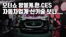 [자막뉴스] 모터쇼 방불케 한 CES, 자동차업계 신기술 보니... / YTN