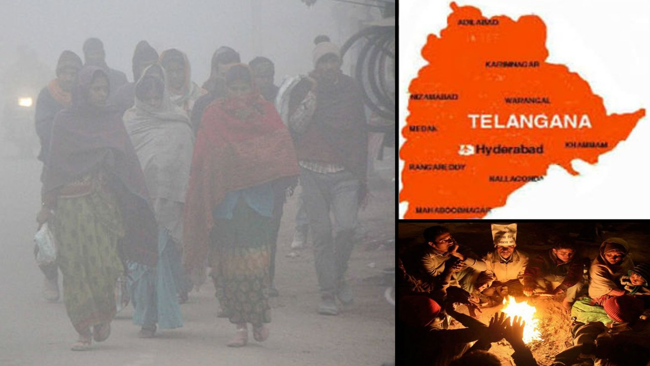Cold Wave In Telangana : Lowest Temperature Recorded In Adilabad | Oneindia Telugu
