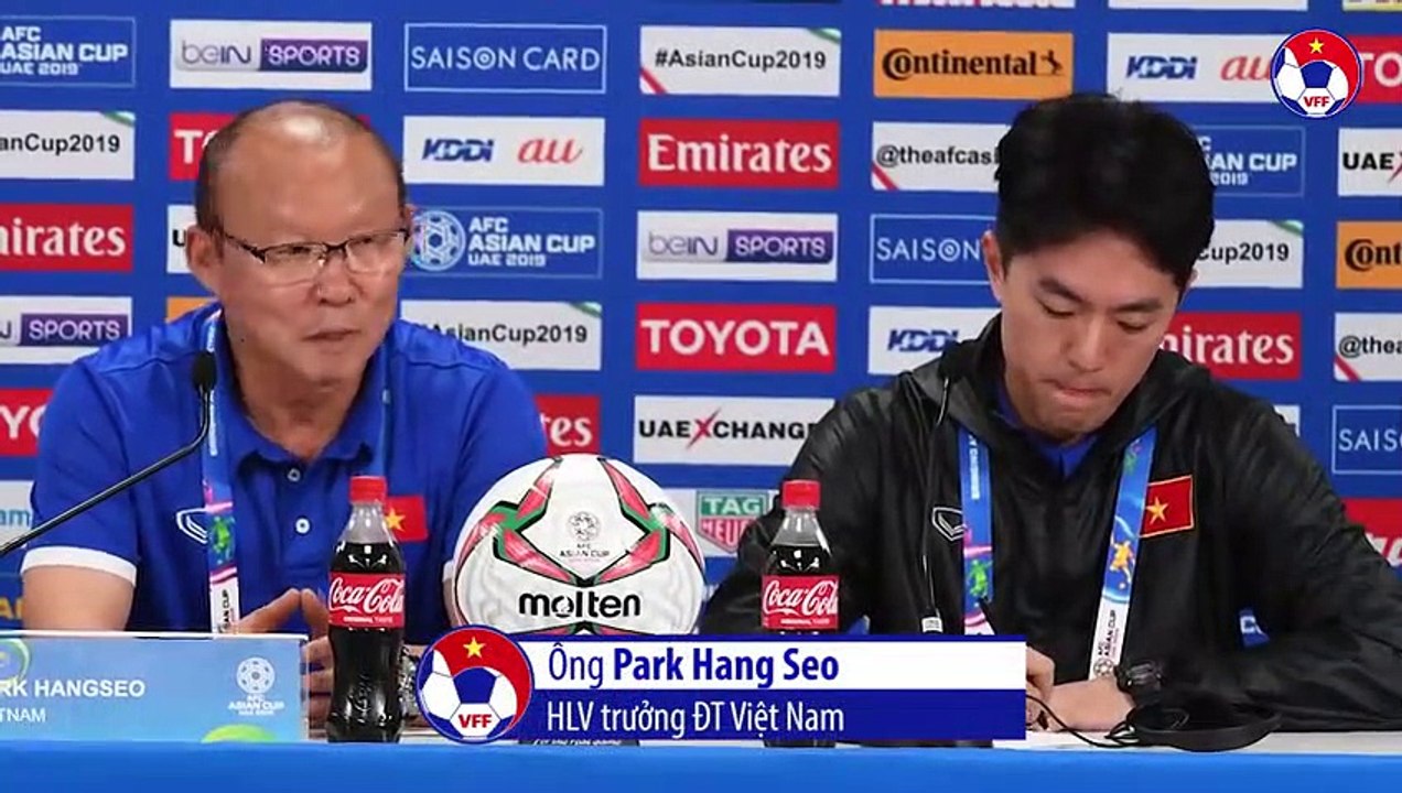 HLV Park Hang-seo tiếc nuối khi ĐT Việt Nam để thua phút cuối | VFF Channel | VFF Channel