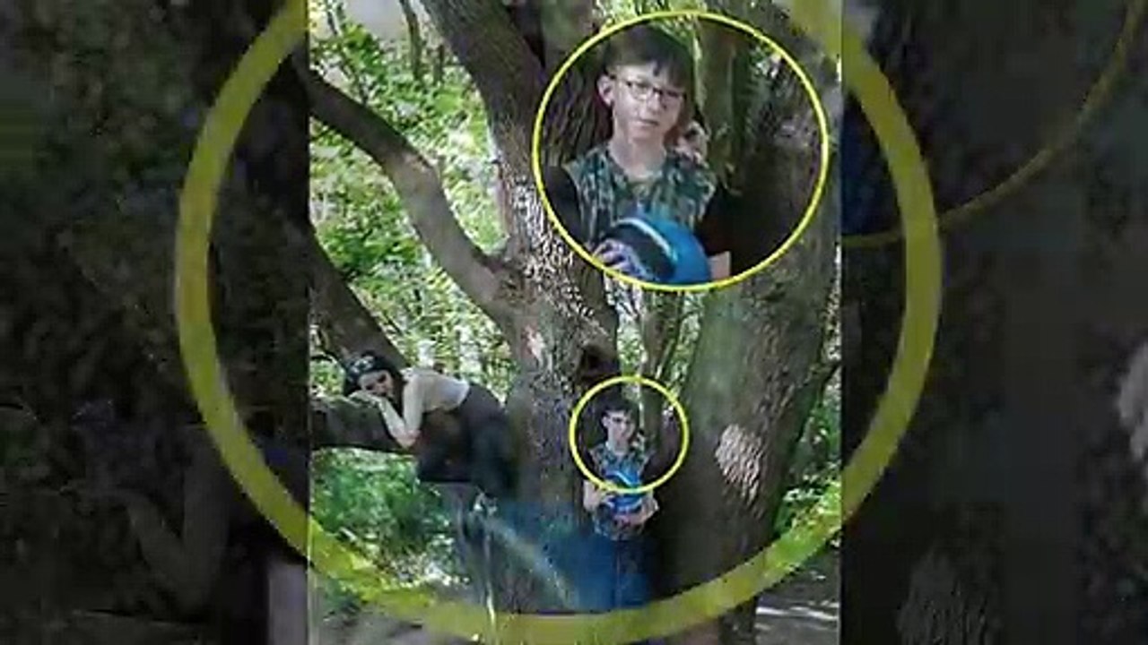 Mẹ chụp ảnh cho con trong rừng, về nhà xem lại tá hỏa thấy có bóng người đứng sau lưng