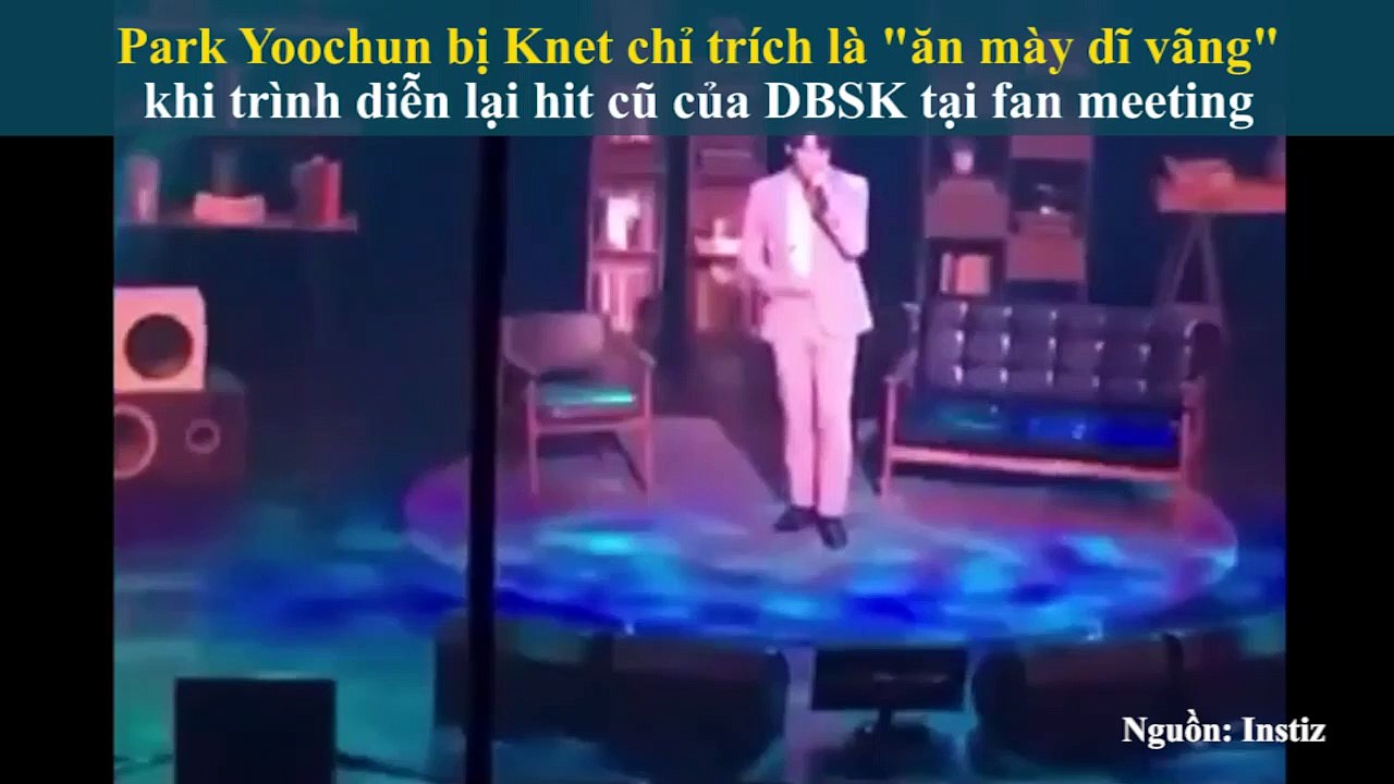 Park Yoochun bị Knet chỉ trích là "ăn mày dĩ vãng" khi trình diễn lại hit cũ của DBSK tại fan meeting