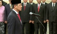Presiden Jokowi Lantik Kepala BNPB Letjen Doni Monardo