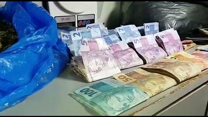 Polícia Militar apreende 4kg de maconha e dinheiro no Bairro Santa Cruz