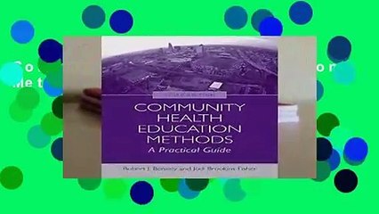 Community Health Education Methods