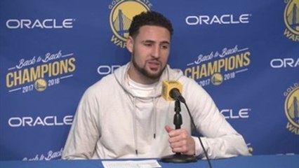 Postgame Warriors Talk: Klay Thompson - 1/8/19
